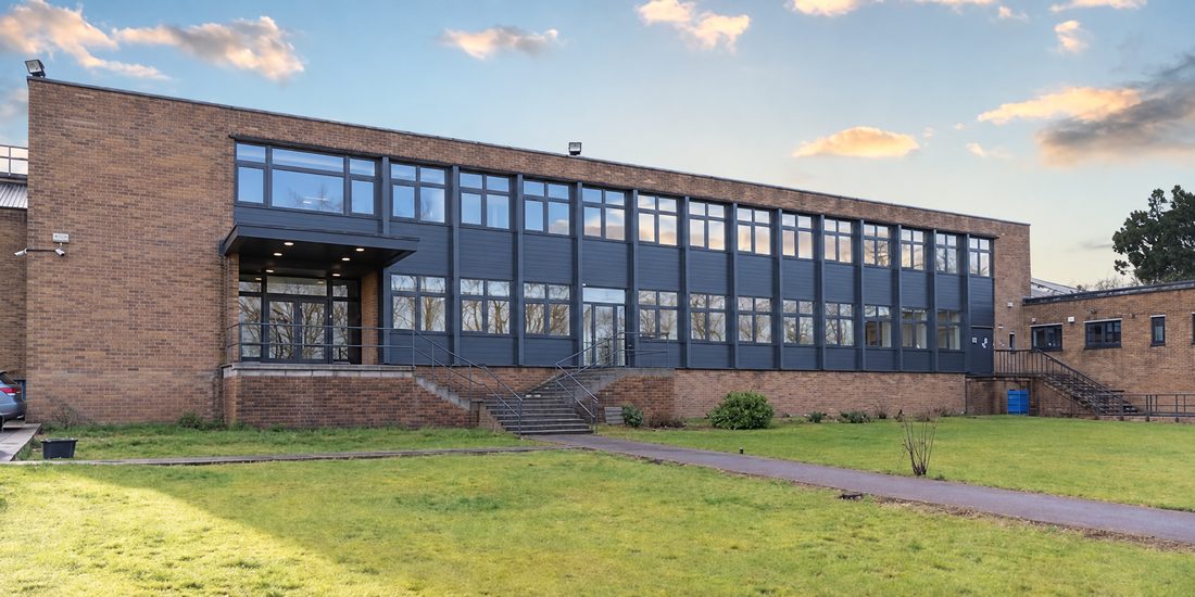 Exterior view of the Whitburn manufacturing facility